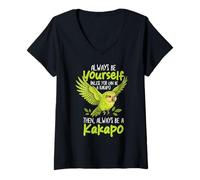 Mujer Always Be A Kakapo Bird Nueva Zelanda Funny Kakapo Camiseta Cuello V