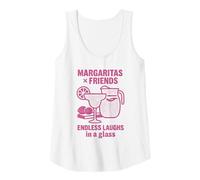Mujer Amante de los cócteles con Alcohol y Tequila de Margarita & Friends Camiseta sin Mangas