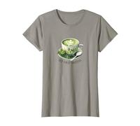 Mujer Amante del té verde Matcha,Pero primero Matcha,Acuarela Estética Camiseta