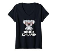Mujer Amantes De Los Animales del Oso Koala, Koalas Camiseta Cuello V
