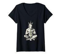 Mujer Amduscias El Silencio es ensordecedor Camiseta Cuello V
