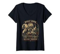 Mujer América 1776-2026 Construido más de 250 años de Progreso Camiseta Cuello V
