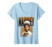 Mujer Américas Primera Enfermera Profesional Negra Mary Mahoney Camiseta Cuello V