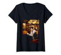 Mujer Amigos Actor David Schwimmer Por Michael Grecco Camiseta Cuello V