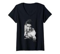 Mujer Amigos Actor David Schwimmer Ross Geller Por Michael Grecco Camiseta Cuello V