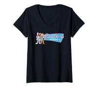 Mujer Amigos de Paul Frank Desde el 95 Bunny Girl Julius Monkey Camiseta Cuello V