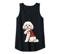 Mujer Amo a mamá, Perro Tatuado, mamá, dueña de Havanese, Amante de los Perros Camiseta sin Mangas