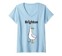Mujer Amo Brighton Camiseta Cuello V