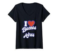Mujer Amo Buenos Aires Camiseta Cuello V