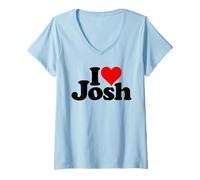 Mujer Amo CORAZÓN Josh Joshua Camiseta Cuello V