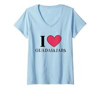 Mujer Amo Las Vacaciones en Guadalajara México Camiseta Cuello V