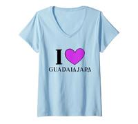 Mujer Amo Las Vacaciones en Guadalajara México Camiseta Cuello V