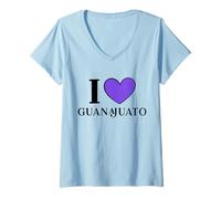 Mujer Amo Las Vacaciones en Guanajuato México Camiseta Cuello V
