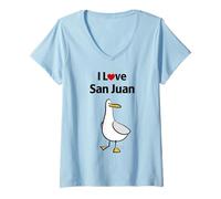 Mujer Amo San Juan Camiseta Cuello V