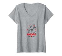 Mujer Amore Infinito - Legame Único Genitore e Figlio Camiseta Cuello V