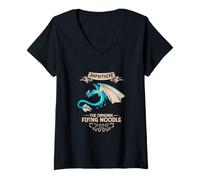 Mujer Amphithere - Dragón fantástico Camiseta Cuello V