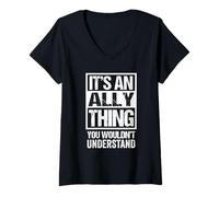 Mujer An Ally Thing You Wouldn't Understand - First Name Nickname Camiseta Cuello V