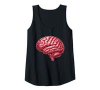 Mujer Anatómica Neurología Cerebral Neurociencia Anatomía Humana Medica Camiseta sin Mangas