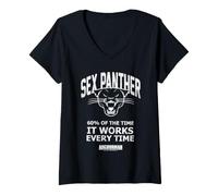 Mujer Anchorman: The Legend of Ron Burgundy Sex Panther Camiseta Cuello V
