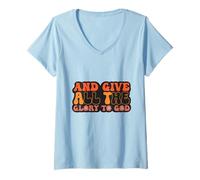 Mujer and Give All The Glory to God for Basketball Sport Lovers Camiseta Cuello V