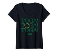 Mujer Animal House Toga! Toga! Toga! Camiseta Cuello V