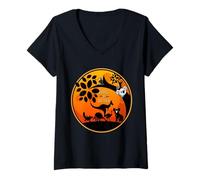 Mujer Animales de zoología educativa animal australiana de Camiseta Cuello V