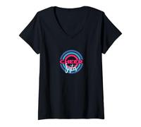 Mujer Animar a la Hermana en los círculos Modernos Camiseta Cuello V