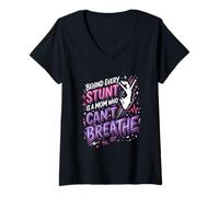 Mujer Animar Madre Sideline Entrenador Animadora Mamá Camiseta Cuello V