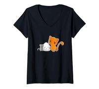 Mujer Anime vintage Basket Fruits Camiseta Cuello V