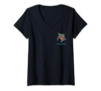 Mujer Anna Maria Island Florida Souvenir FL Vacaciones Tortuga Marina Camiseta Cuello V