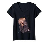 Mujer Anne-Marie Hurst Ghost Dance Live Gothic Rock Andy Willsher Camiseta Cuello V