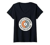 Mujer Ansiedad tu poder Motivacional para la atención plena Camiseta Cuello V