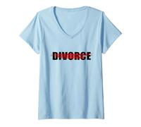 Mujer Anti-Divorce Pro-Marriage Men & Women Couples Matching Camiseta Cuello V