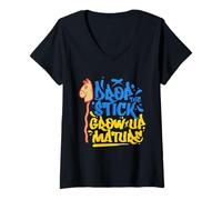 Mujer Anti Hobby Horsing Drop The Stick Camiseta Cuello V