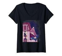 Mujer Antigua civilización minoica - Historia mediterránea Camiseta Cuello V