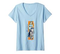 Mujer Antigua Diosa de la Llama Sagrada - Hestia Camiseta Cuello V