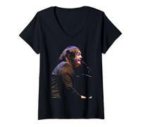 Mujer Antony y los Johnsons Anohni Live 2005 por Andy Willsher Camiseta Cuello V