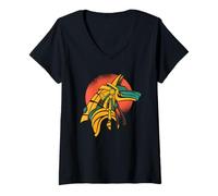Mujer Anu ios De Los Muertos del Antiguo Egipto, Camiseta Cuello V