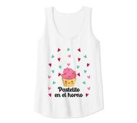 Mujer Anunciar el embarazo es divertido El bebé está llegando 2022 Camiseta sin Mangas