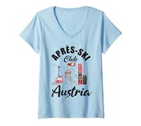 Mujer Après Ski Club Austria Camiseta Cuello V