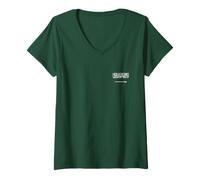 Mujer Arabia Saudita Bandera Nacional Emblem ARABIO Saudita Camiseta Cuello V