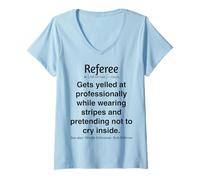 Mujer Árbitro Camiseta Cuello V