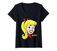 Mujer Archie Comics Betty Cooper Retro Face Camiseta Cuello V