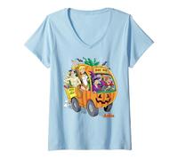 Mujer Archie Comics Jughead Betty Veronica Halloween Boo Bus Camiseta Cuello V