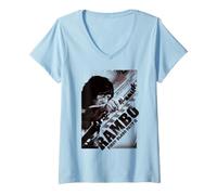 Mujer Arco Compuesto Rambo First Blood Parte II Camiseta Cuello V