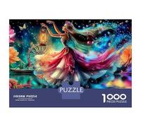 Mujer arcoíris 1000 Piece Consistent Piece Size Bailaora cósmica Family Puzzle Quiet Time Activity Family Bonding Activity Grandparent Gift 70x50cm/1000pcs