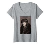 Mujer Aretha Franklin Reina del Alma De Simon Fowler Camiseta Cuello V