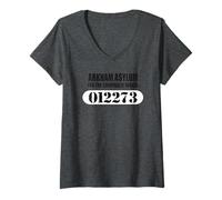 Mujer Arkham Asilo para criminalmente Locos 012273 Camiseta Cuello V