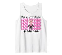 Mujer arqueóloga ama desenterrar la arqueología del pasado Camiseta sin Mangas