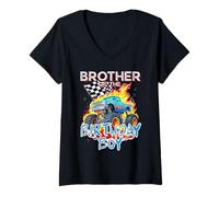Mujer Arte divertido de hermano para hombres y niños Big Brother 2026 Camiseta Cuello V